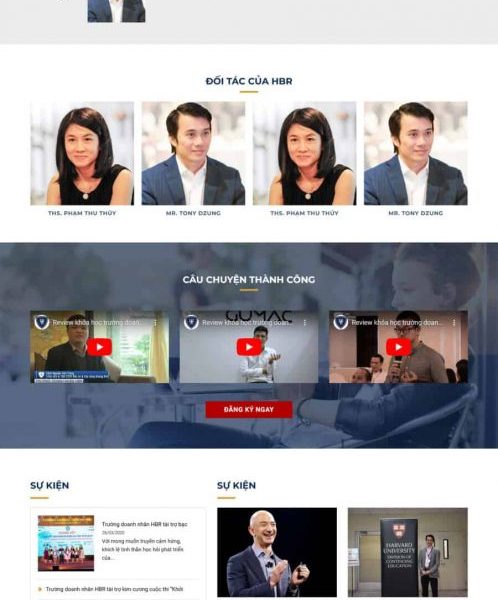 Theme wordpress đào tạo 2