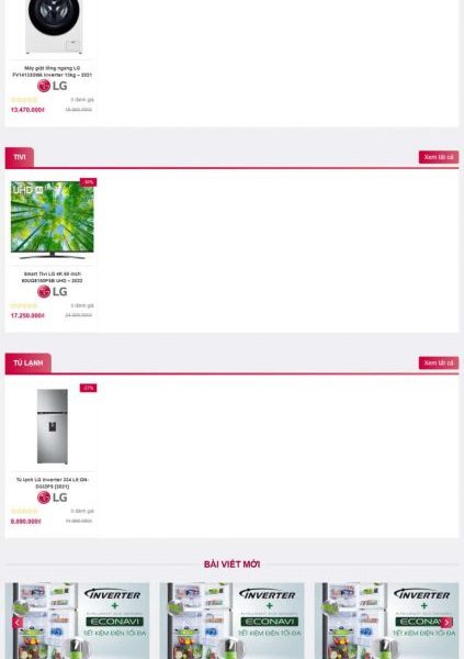 Theme wordpress điện máy 8