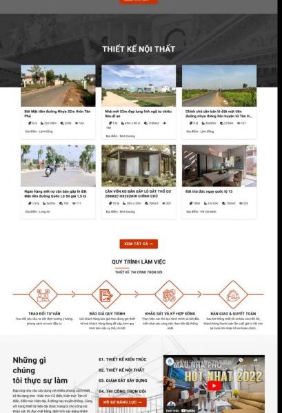 Theme Wordpress kiến trúc 5