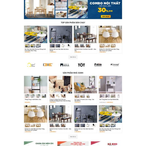 Theme wordpress nội thất 28 giá rẻ