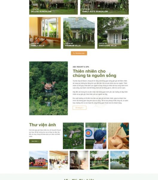 Theme wordpress resort nhà hàng khách sạn