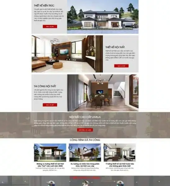 Theme wordpress thiết kế xây dựng nội thất 01