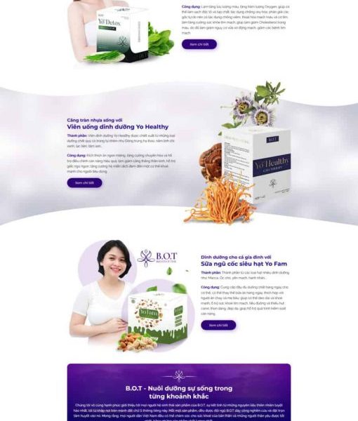 Theme wordpress thực phẩm chức năng 6