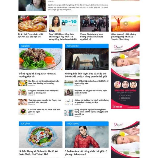 Theme wordpress tin tức