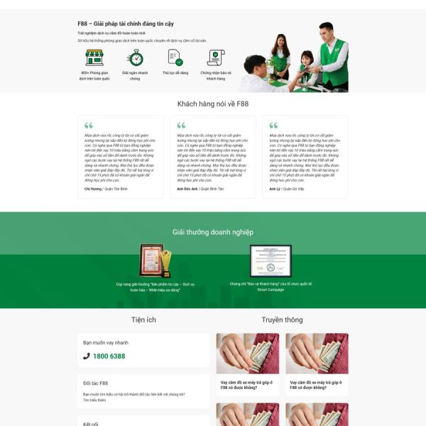 Theme wordpress vay tiền