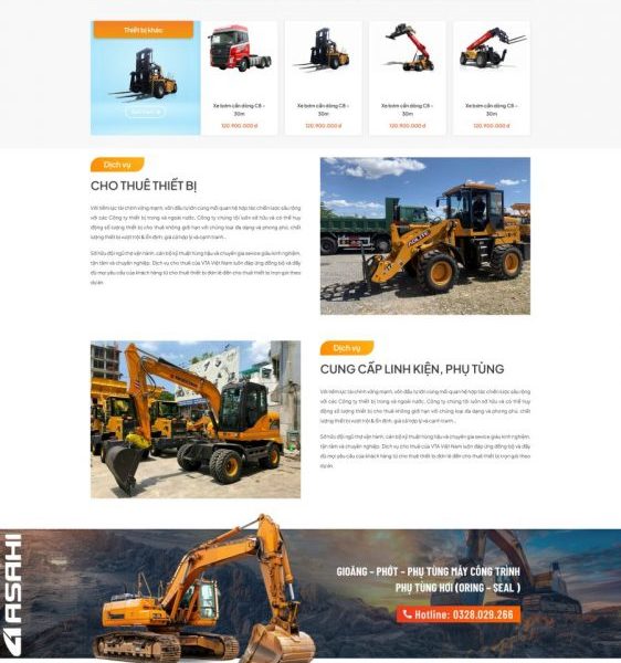 Theme wordpress xe cơ giới